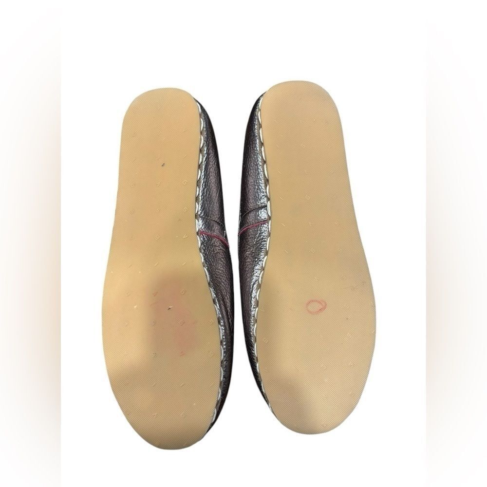 AKANA handcrafts leather flats W 39 shoes loafers - Picture 6 of 7
